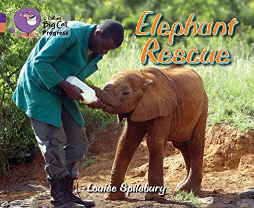 Cover of Elephant Rescue (By: Louise Spilsbury)