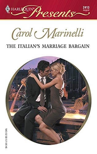 Cover of The Italian's Marriage Bargain