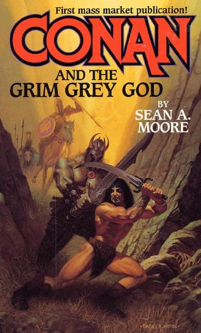 Cover of Conan and the Grim Grey God (By: Sean A. Moore)