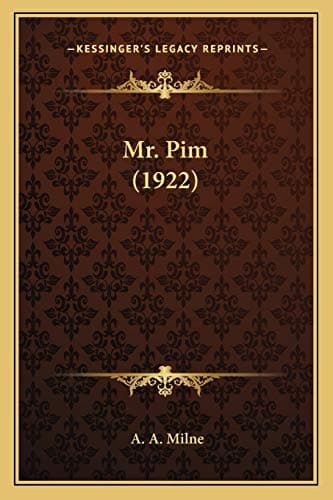 Cover of Mr. Pim