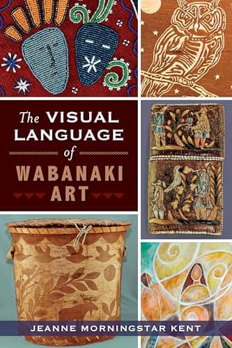 Cover of The Visual Language of Wabanaki Art (By: Jeanne Morningstar Kent)